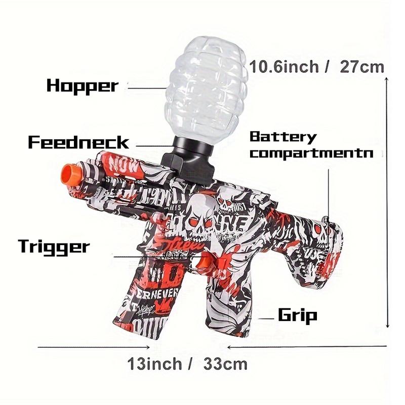Electric Ball Blaster, Balls Gun Ball Blaster Gun Gun Cool Toy Gun, Splatter Ball Toys For Outdoor Activities Shooting Game, Holiday Gifts Christmas Halloween Gift
