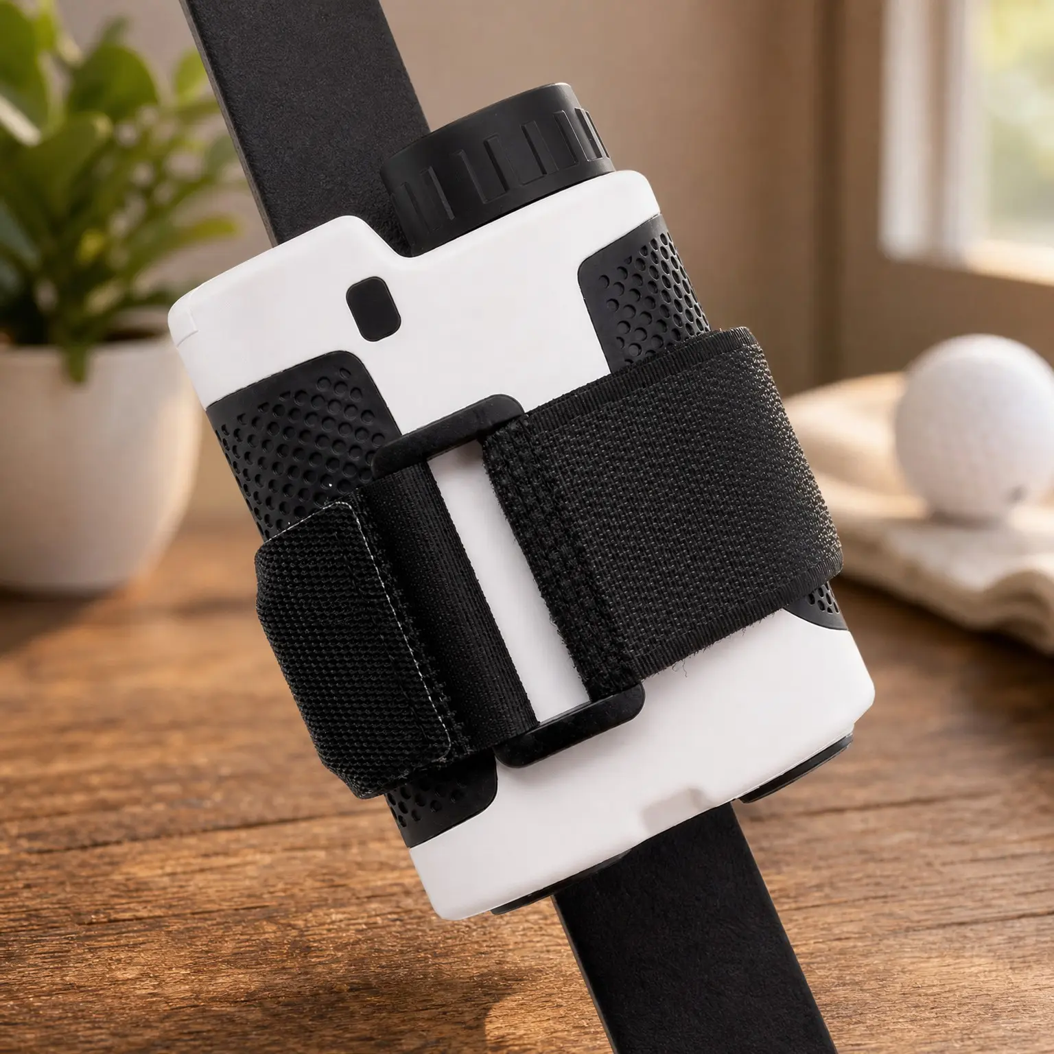 Magnetic Golf Cart Rangefinder Mount Strap, Adjustable Holder with Strong Magnet Securely Attaches to Most Rails, Bars, Frames