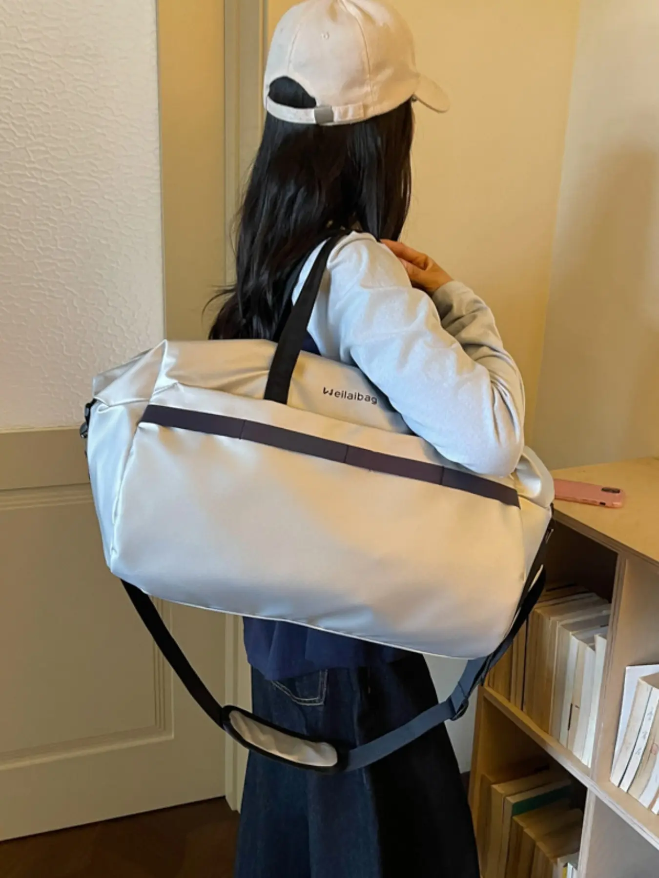 Large Capacity Handheld Travel Bag, Women's Short Trip Business Luggage, Crossbody Storage Backpack, Hospital Delivery Bag, Travel Weekender Bag