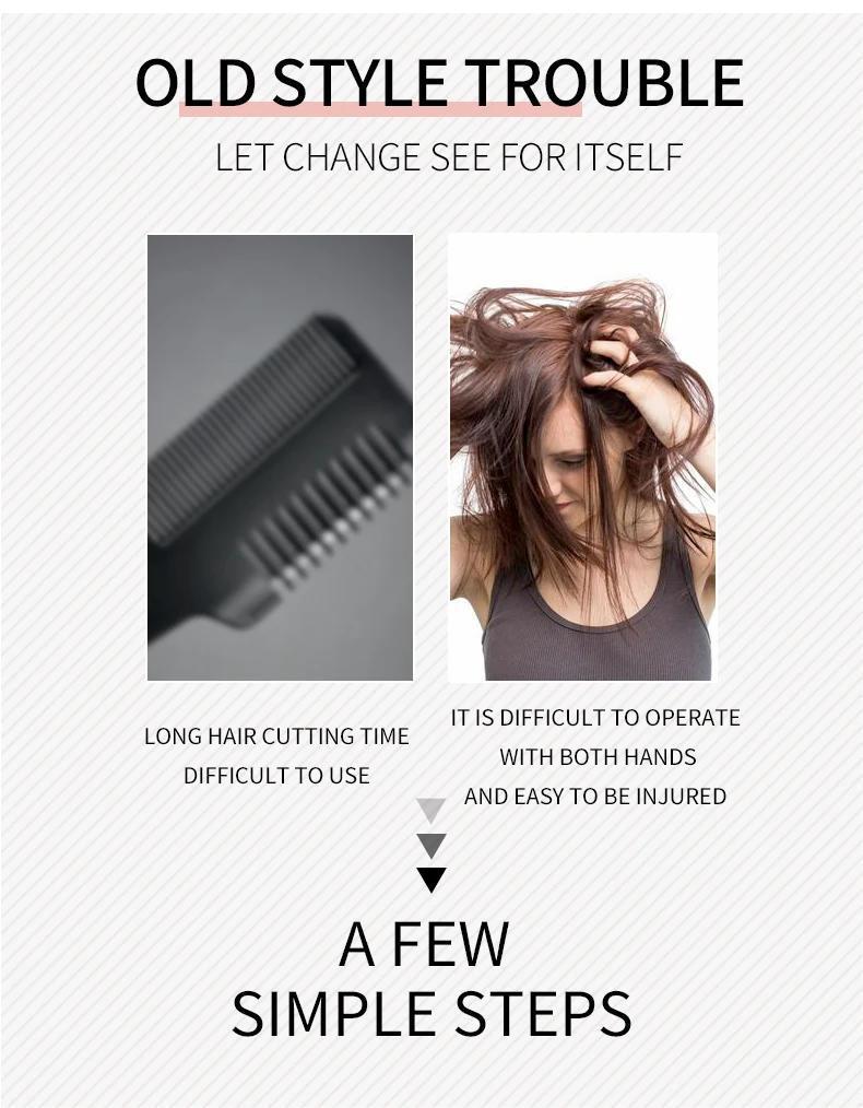 furcation trimmer, a professional barber tool, is a portable and easy-to-use furcation remover for smooth and healthy hair repair, suitable for all hair qualities.