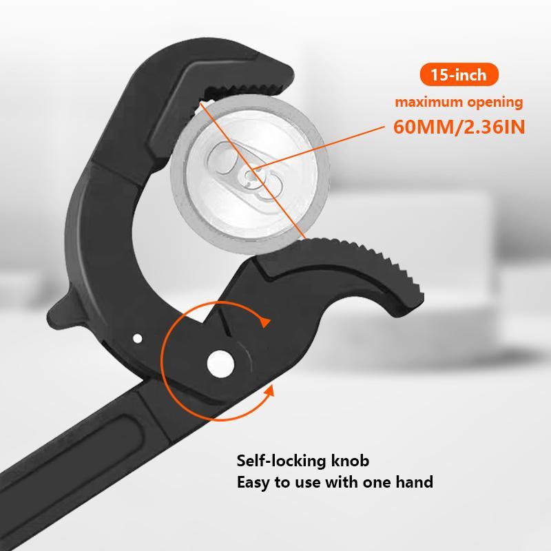 Multifunctional Quick Open Wrench, Portable Adjustable Tool Kit, Multipurpose Self-tightening Hand Tool for Car Repair & Home Maintenance
