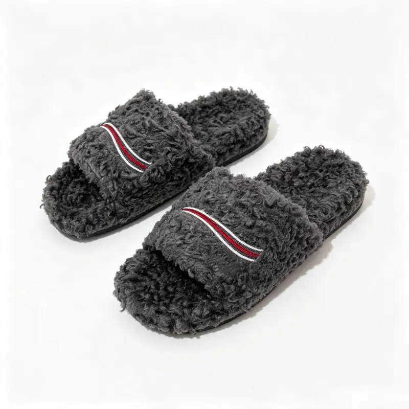 Women's Luxury Fuzzy Fur Slides - Sports Footwear, Walking Shoes, Slipper, Soft Cotton Cloud-Like Memory Foam, Arch Support, Machine Washable, All-Seasons, Multi-Color 2026 Designer Style for Home & Travel