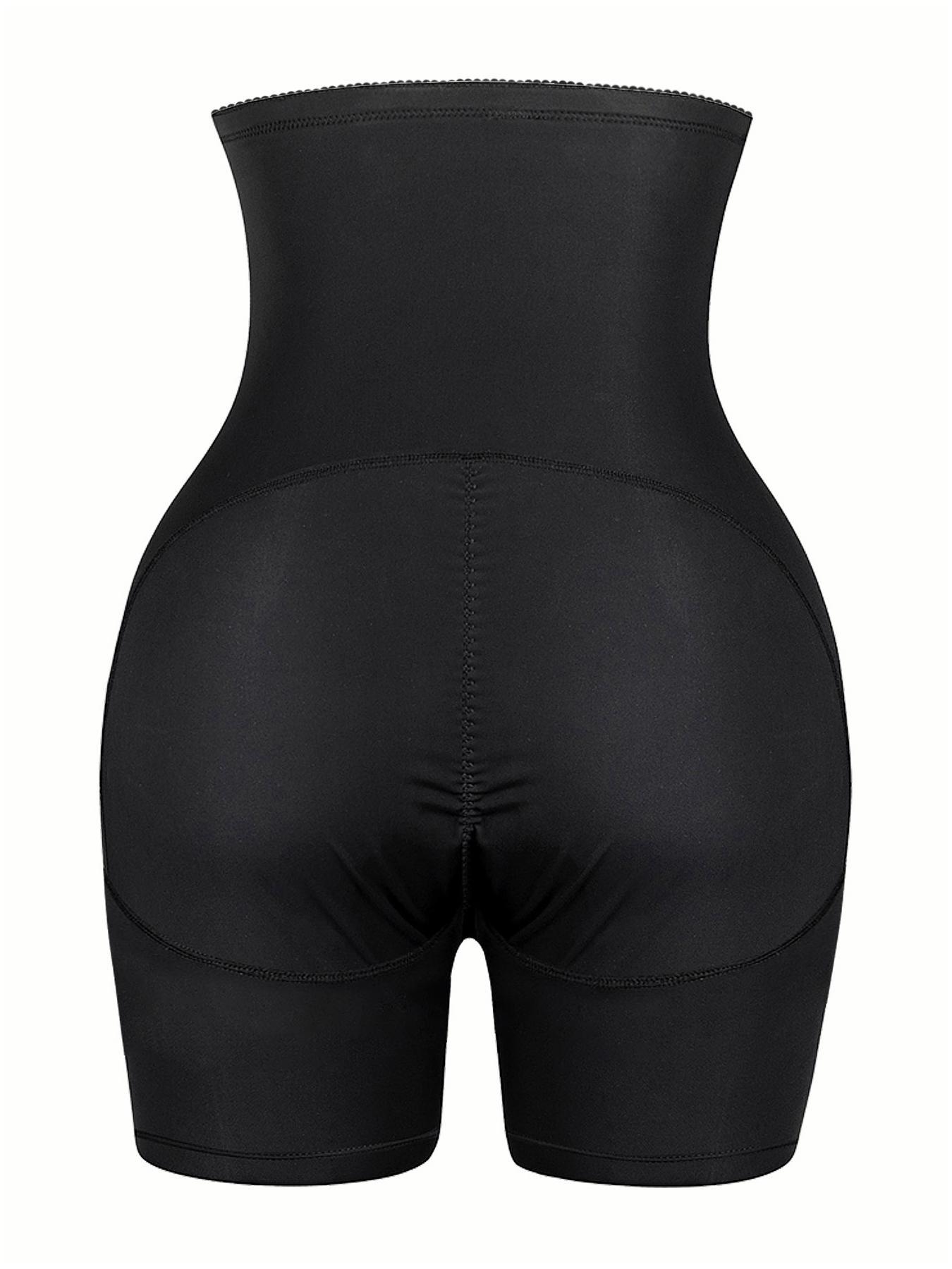 Women's Solid Adjustable Hook and Eye Closure Shapewear Shorts, Casual Breathable High Waist Shaper for Tummy Control, Women's Shapewear, Womenswear, Lady Clothing Women's Solid Adjustable Hook and Eye Closure Shapewear Shorts, Casual Breathable High Waist Shaper for Tummy Control, Women's Shapewear, Womenswear, Lady Clothing