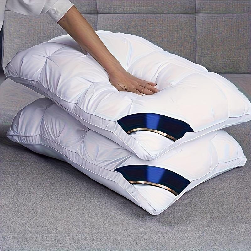 Luxury 5-Star Hotel High-Quality Pillow • Designed for Deep Sleep • Durable High Pillow Core for All Seasons • Hypoallergenic Polyester Cover • Machine Washable • Perfect for Bedrooms, RVs & More