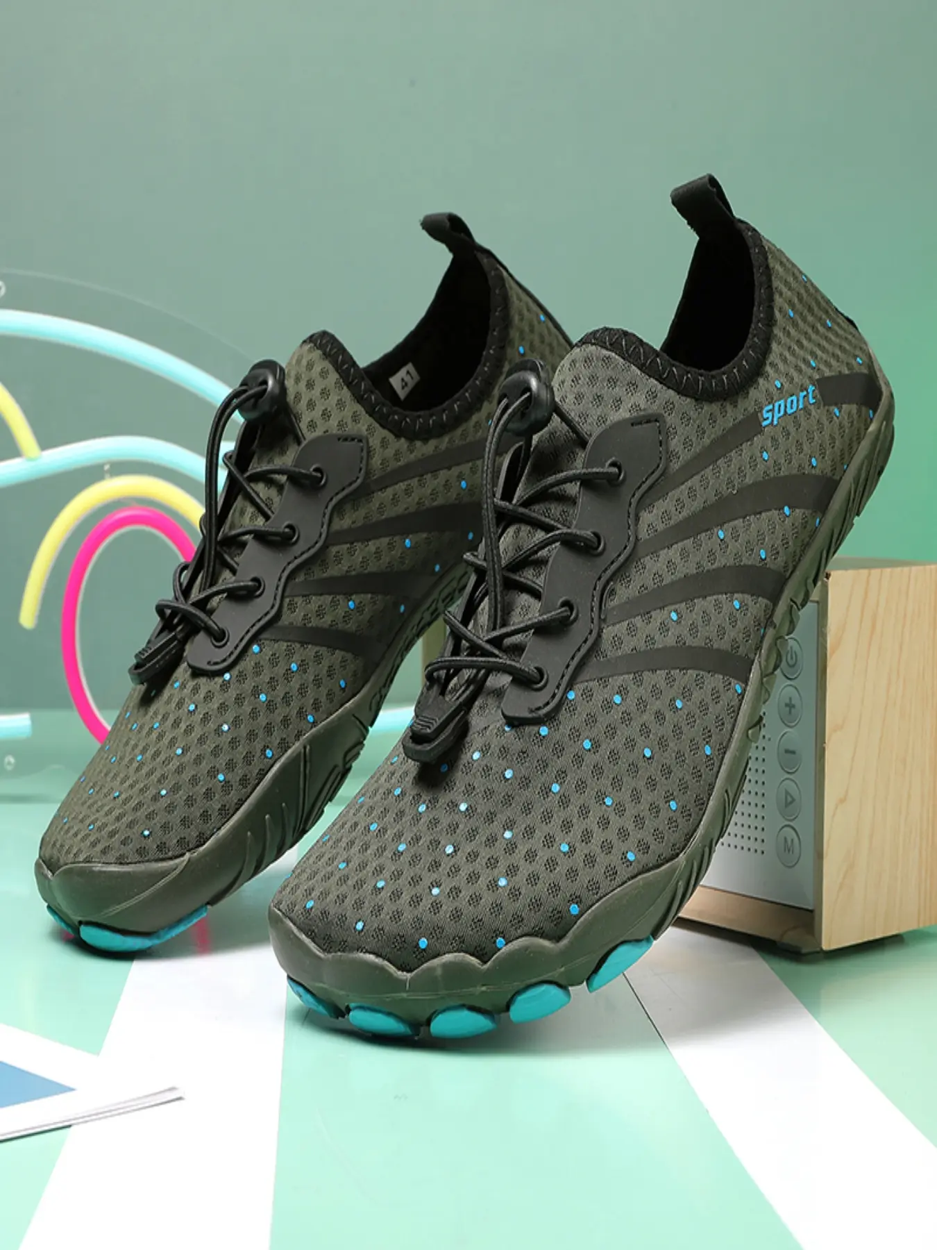 Unisex Quick Dry Water Shoes Non Slip Soft Barefoot Aqua Socks for Beach Swimming Yoga Surf Walking