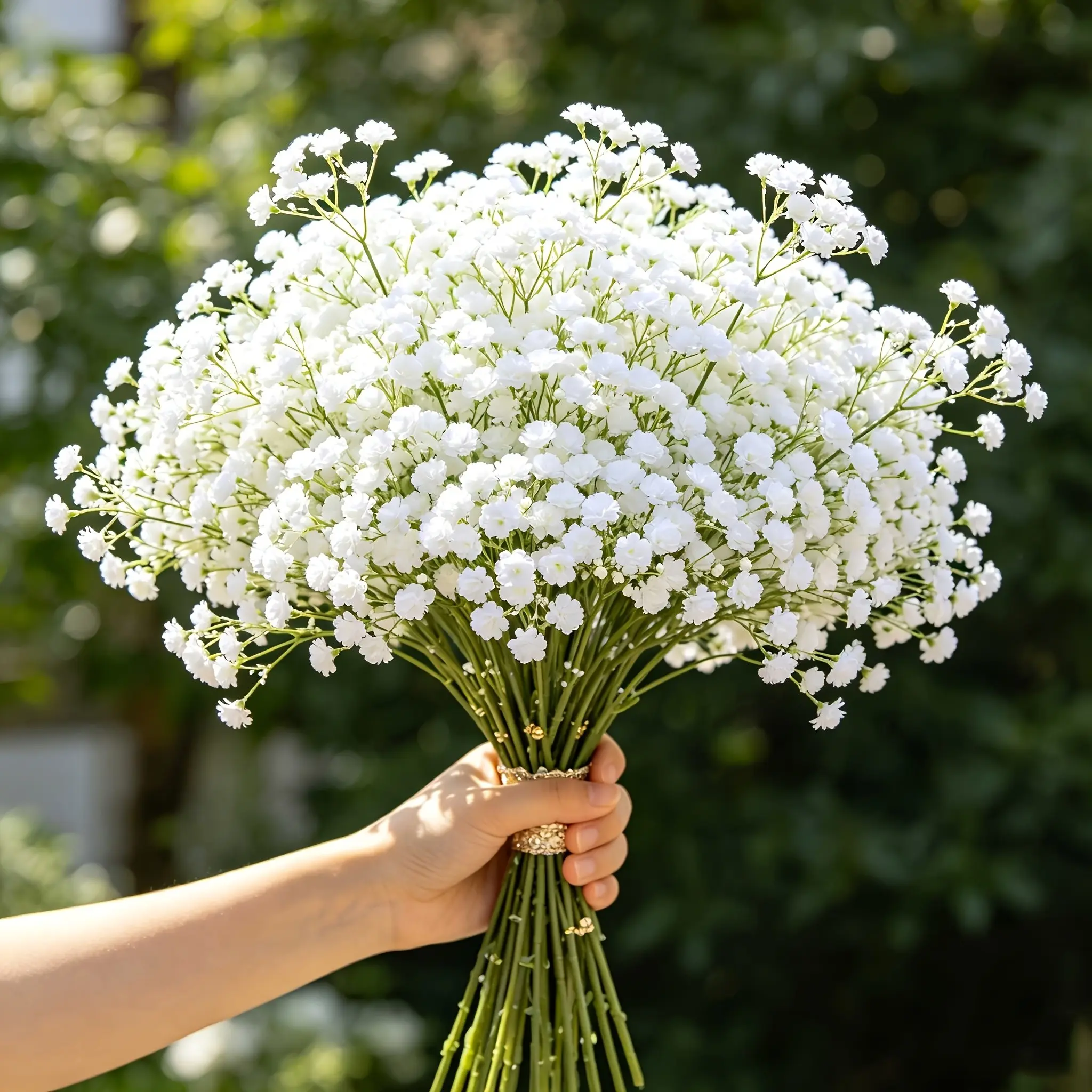 20 bouquets of 600 premium-quality artificial gypsophila; white artificial gypsophila bouquets, suitable for wedding and birthday decorations, indoor and outdoor displays, arch decorations, indoor floral arrangements, and oxidized-stem floral decorations