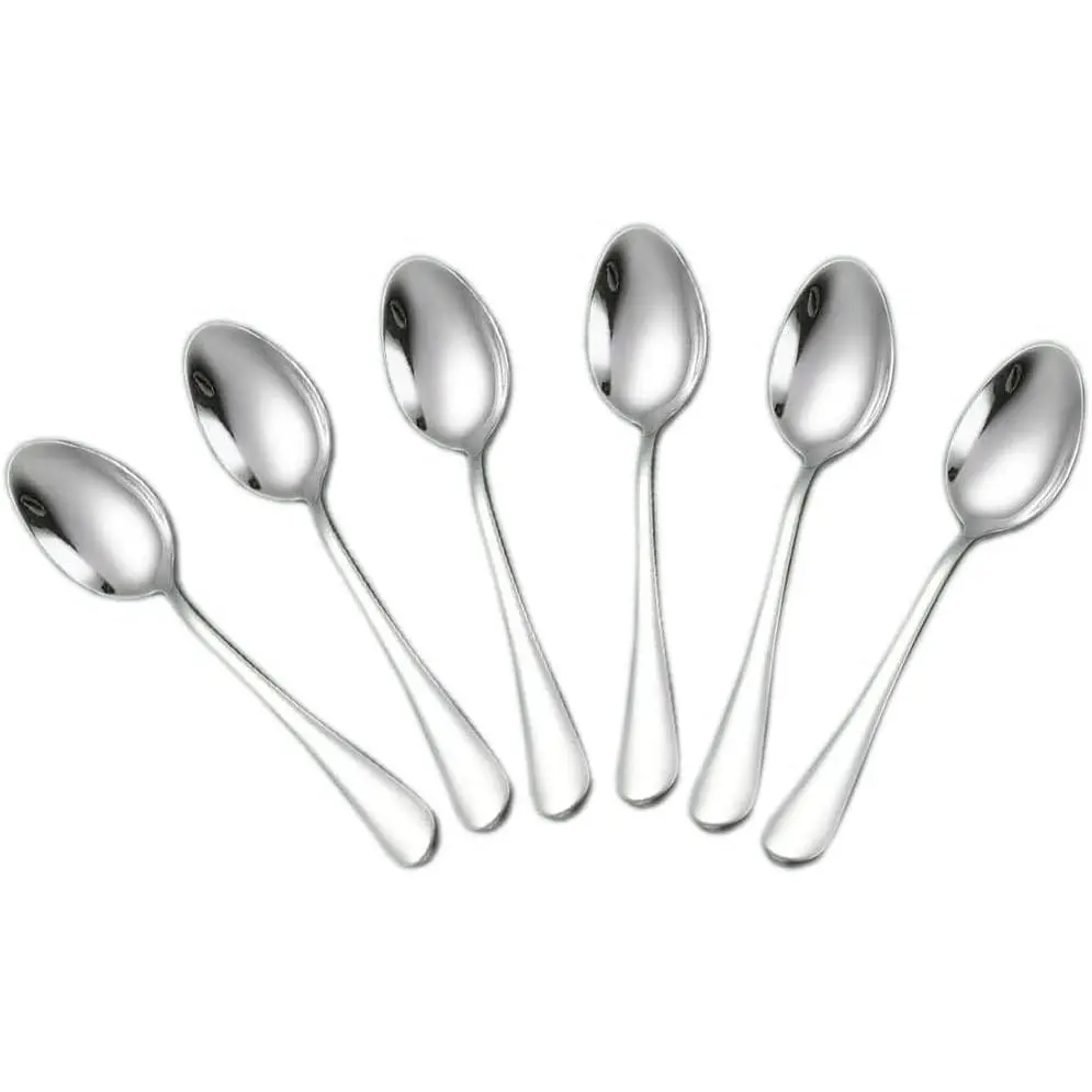 Demitasse Espresso Spoons, Mini Coffee Spoon, 5.5 Inches Stainless Steel Small Spoons for Dessert, Set of 6()