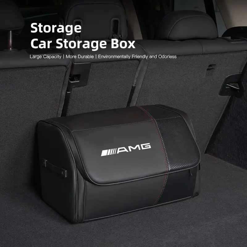 Car Trunk Organizer Box Large Capacity Storage Bags, Car Interior Organizers, For Mercedes Benz AMG W223 W213 W206 W464 W247 W167