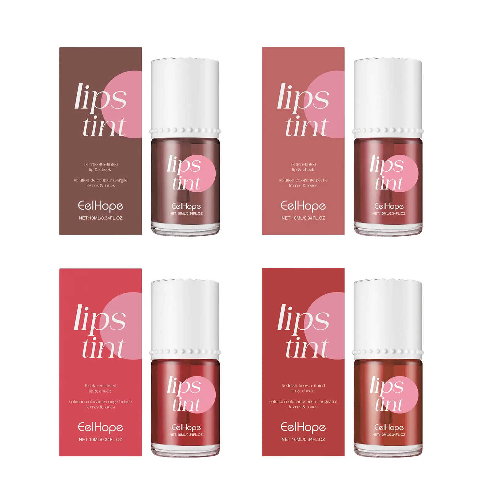 Eelhope Lip And Cheek Water Moisturizing Lip Dye, Natural Easy Color Brightening, Colorful And Long-Lasting Lip Dye