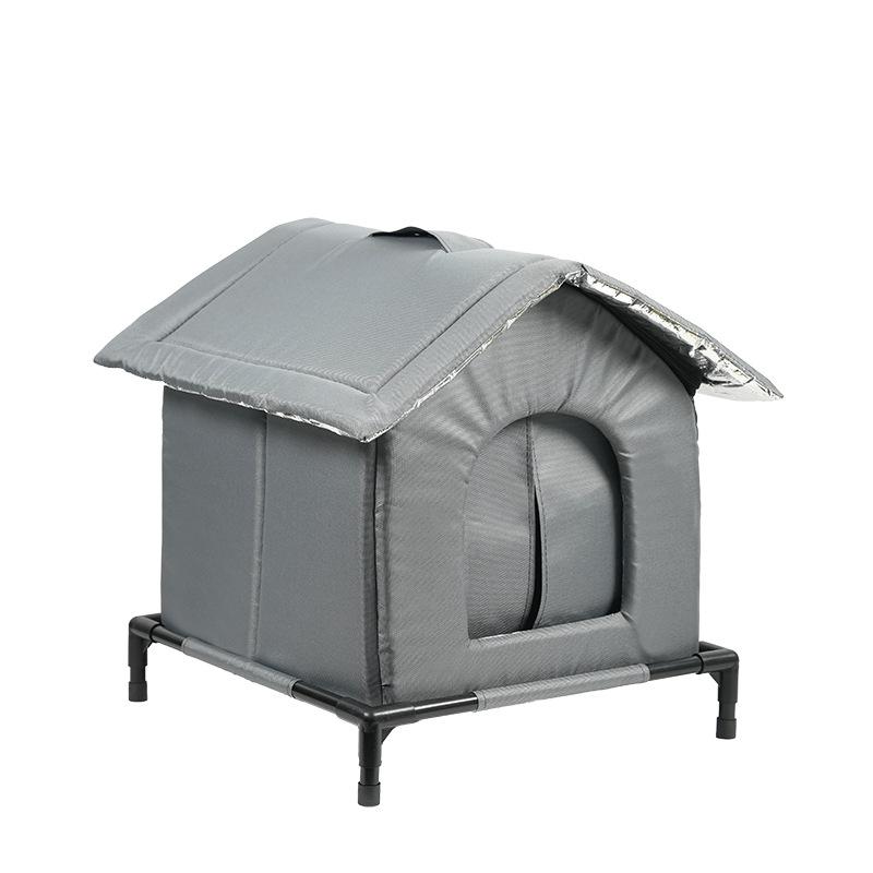 Outdoor Cat Nest Windproof & Rainproof Warm Comfortable All-Weather House with Waterproof Fabric & Reinforced Edges