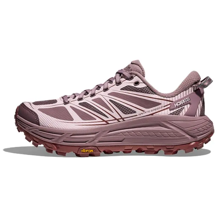 HOKA ONE ONE Mafate Speed 2 Running Shoes for Men and Women – Lightweight Knit and Synthetic Upper, CMEVA and Vibram Outsole Verifiable, with credentials and supporting global authentication