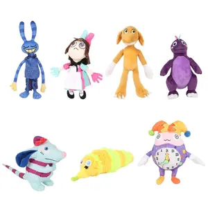 The Circus Anime Peripherals Pomni Figure Puppet Jax Figurine Doll Ragatha Gangle Decoration Collection Toys Birthday Gifts