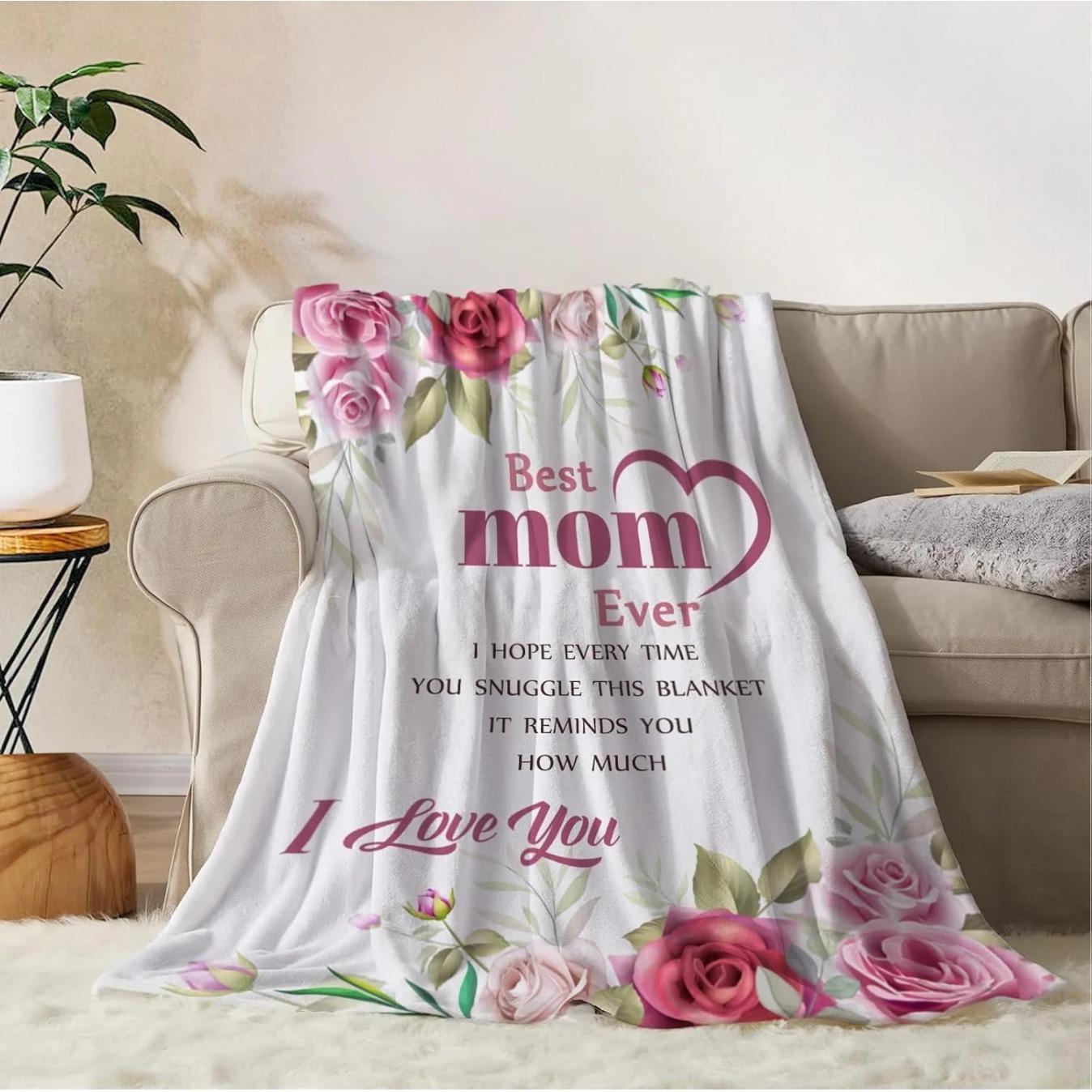 Perfect Gift for Abuela Soft Throw Blanket Cozy Lightweight Blanket for Mom Mama Dad Wife Sister Grandma Birthday Anniversary Mother's Day Father's Day Gift