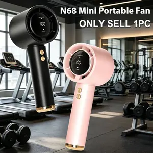 New Mini Pocket Fan, High-Speed Strong Wind Handheld Fan, Rechargeable Portable Desktop Small Fan, Compact and Convenient Cooling Solution, Cordless Rechargeable Fan