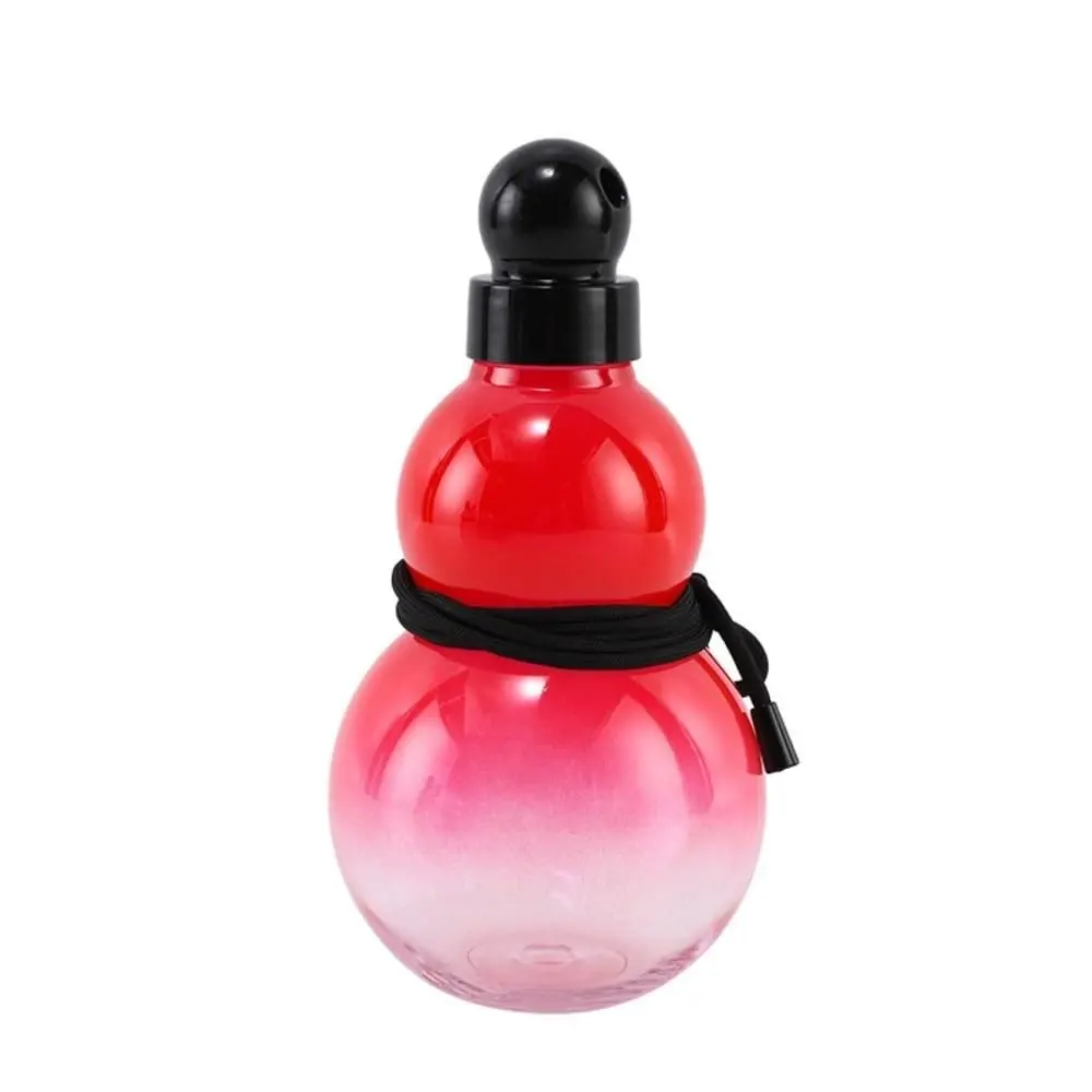 Gradient Gourd-Shaped Sports Water Bottle, Leak-Proof Portable Fitness Jug, Large Capacity Plastic Cup, Stylish Hydration Essential