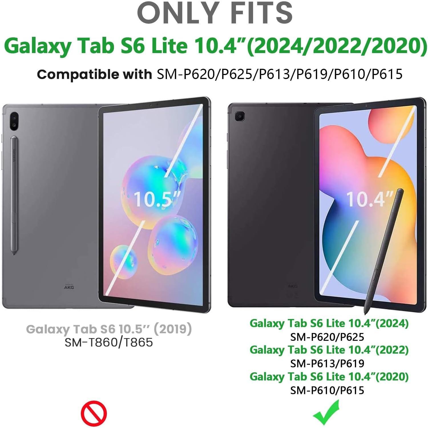 [2-Pack Screen Protector for  Galaxy tab S6 lite 10.4 Inch 2024/2022/2020(SM-P620/P625/P613/P619/P615/P610)[Ultra Clear] [Anti Scratch] for Galaxy Tab S6 Lite Tempered Glass Film