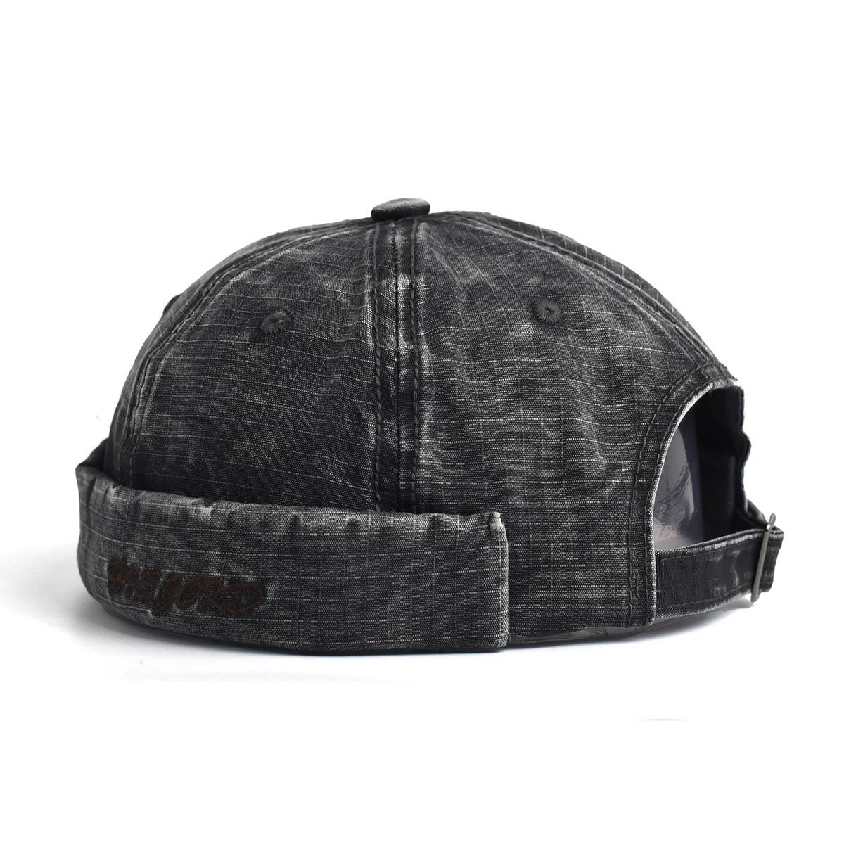 Four Seasons Cotton Solid Docker Cap Brimless Hat Beanie Hats Landlord Sailor Cap Men and Women