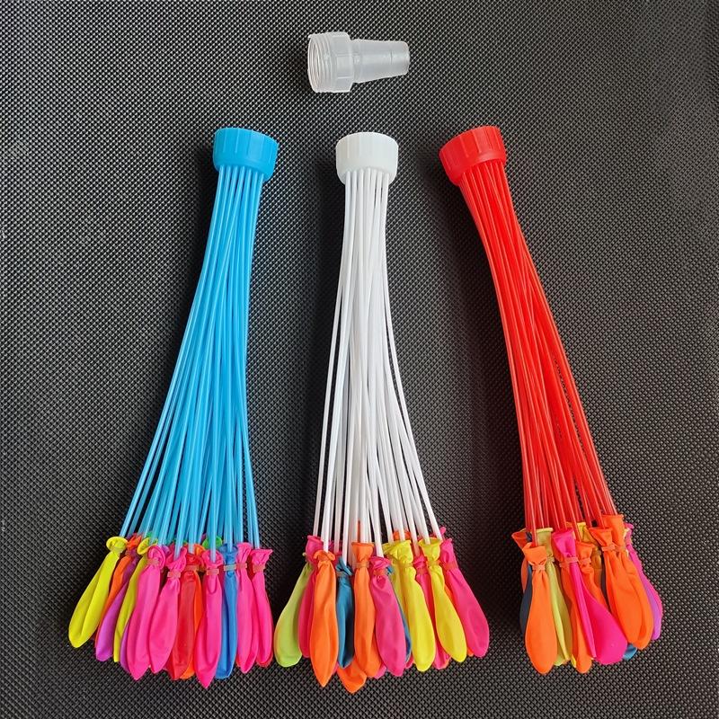 Best-selling water balloons, individually packaged, 37 pieces in a bundle, easy and quick to fill with water for water battles, round water-filled balloon toys