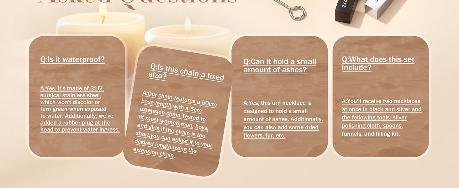 YADOCA 2 Pcs Urn Necklace for Ashes Men Women Keepsakes for Ashes Black Silver Stainless Steel Bar Pendant Necklace Memorial Cremation Jewelry for Lost Love with Engraved Saying