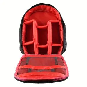 Outdoor Camera Backpack Video Digital Shoulder Camera Bag Waterproof Photo Knapsack Case DSLR For Canon For Nikon For Sony Mesh Pockets