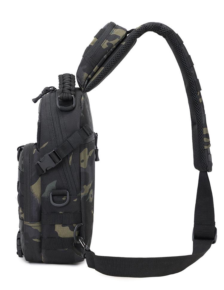 Backpack Camouflage Outdoor Breast Bag Men's and Women's Multifunctional Shoulder Oblique Span Bag Sports Mountaineering Travel Backpack gym