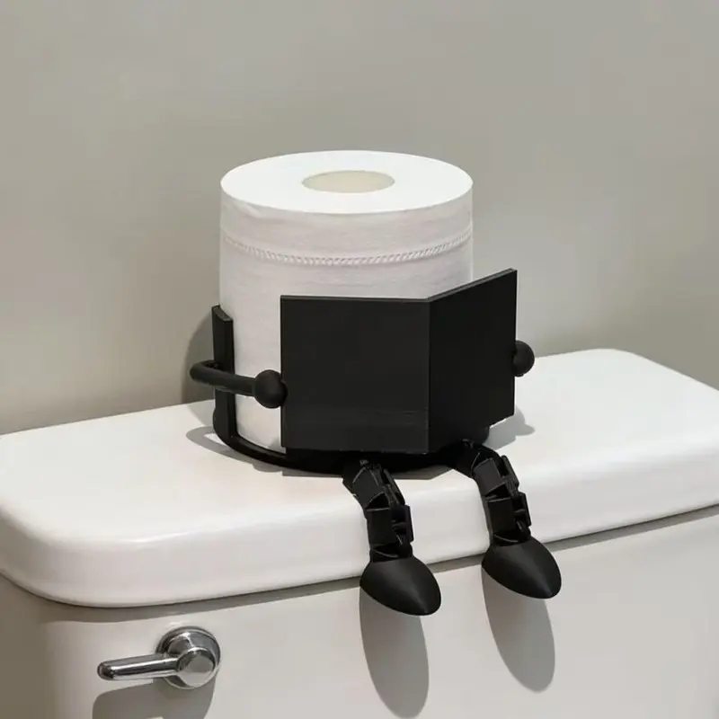 Fun Book Lover Toilet Paper Holder, and Options, Fun Bathroom Decor, Perfect for Holiday Gifts, 1pc, Restroom Accessories