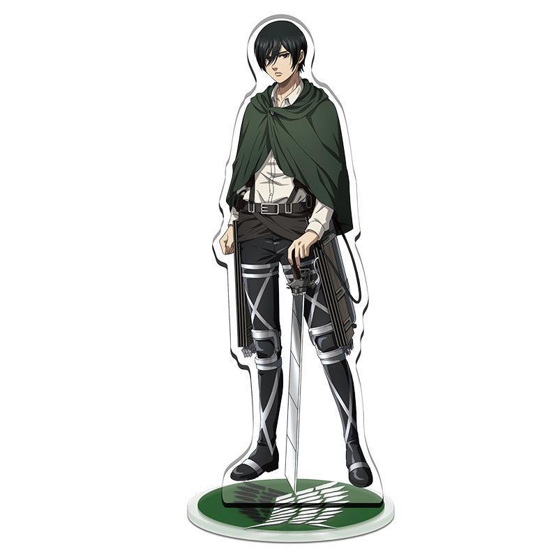 Attack on Titan Anime Acrylic Figure Stand Eren Rivaille Mikasa Model Desk Decor Collection Gift Toys