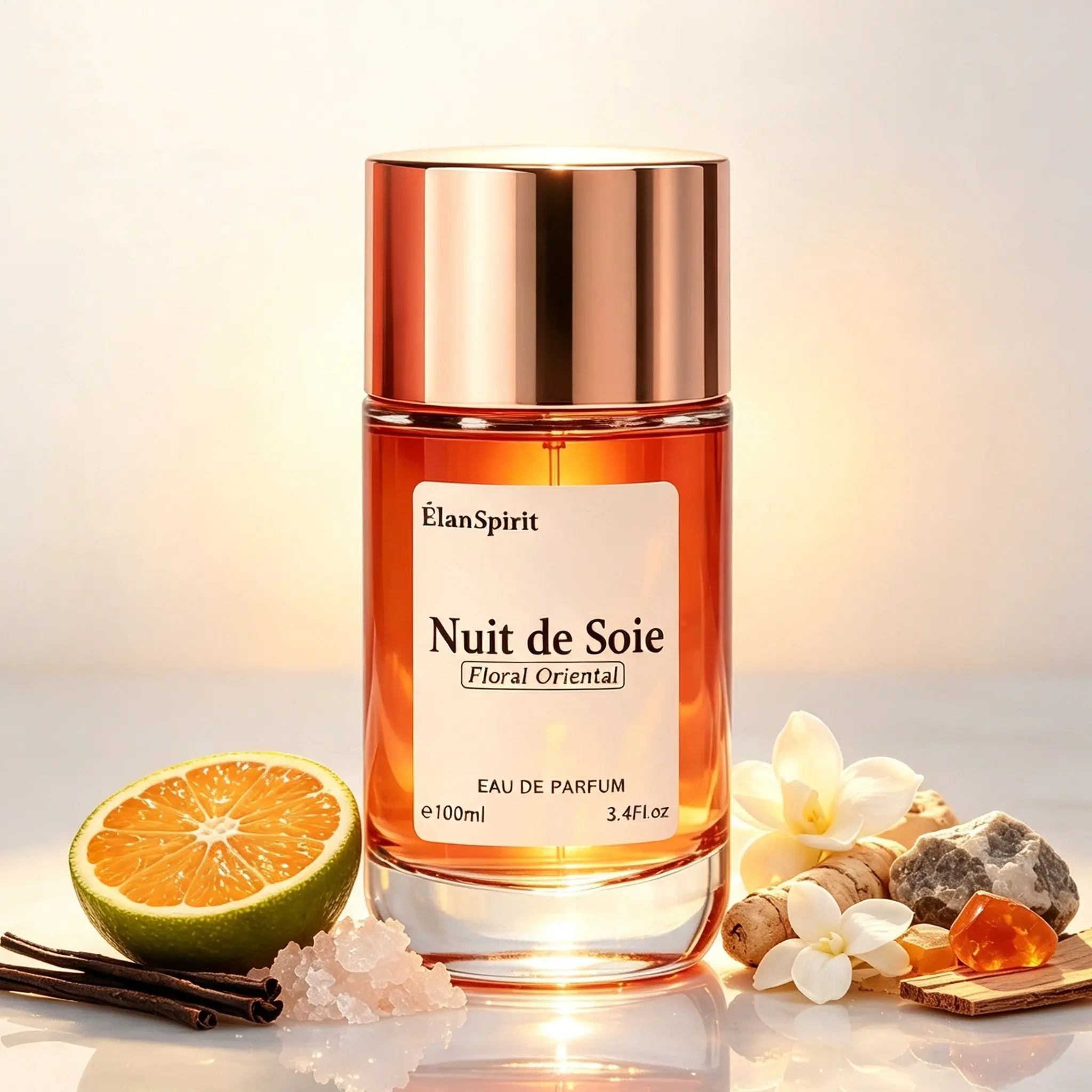 Vanilla Perfume for Women, Eau De Parfum 100ML, Soft Elegant Fragrance, Long-Lasting Fresh Amber Fragrance, Iconic Salted Vanilla Scent, Gift for Her