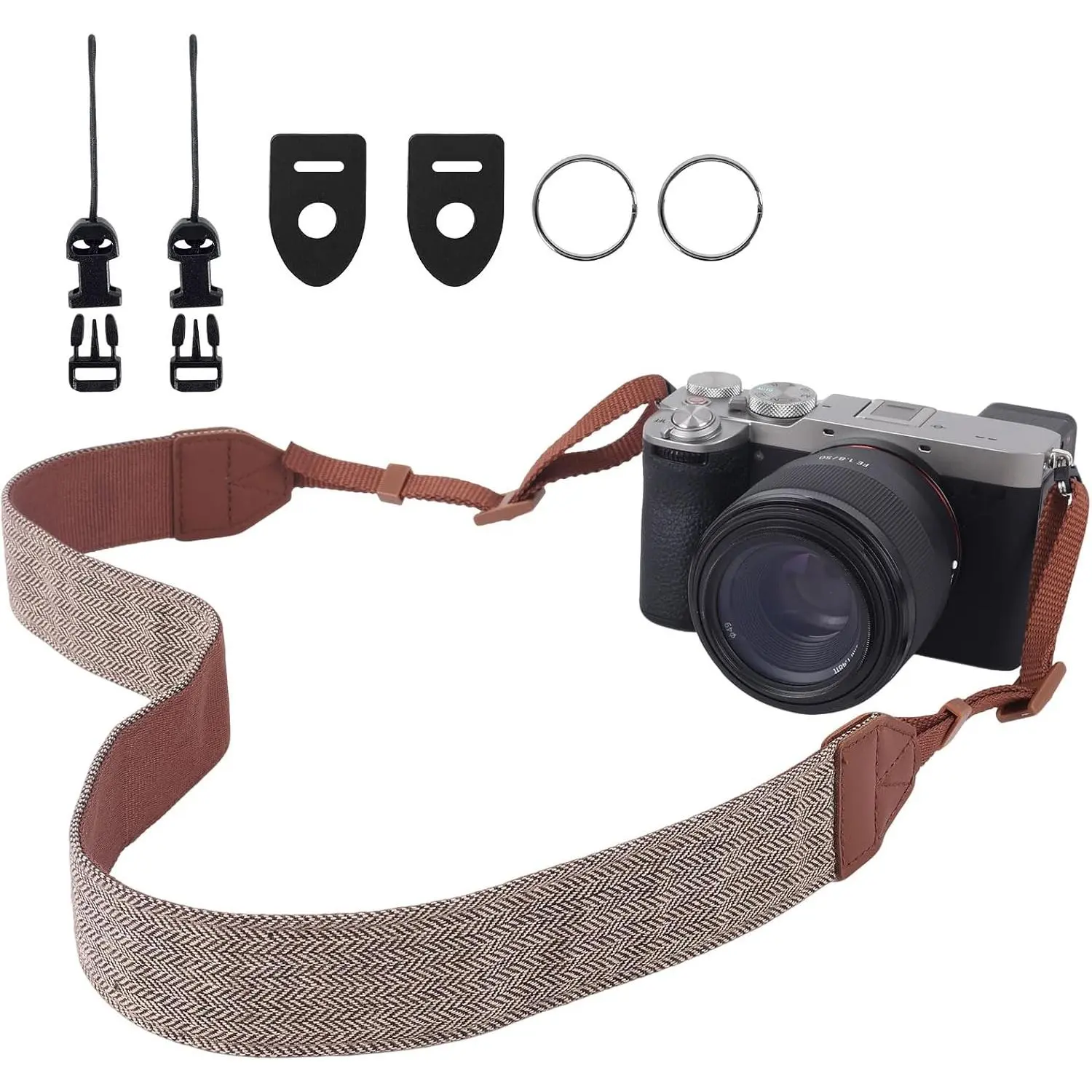 Camera Strap, Premuim    Strap, Adjustable  Belt |  Camera Strap with Quick Release Buckles, Adjustable  Straps for  DSLR SLR  Digital Cameras