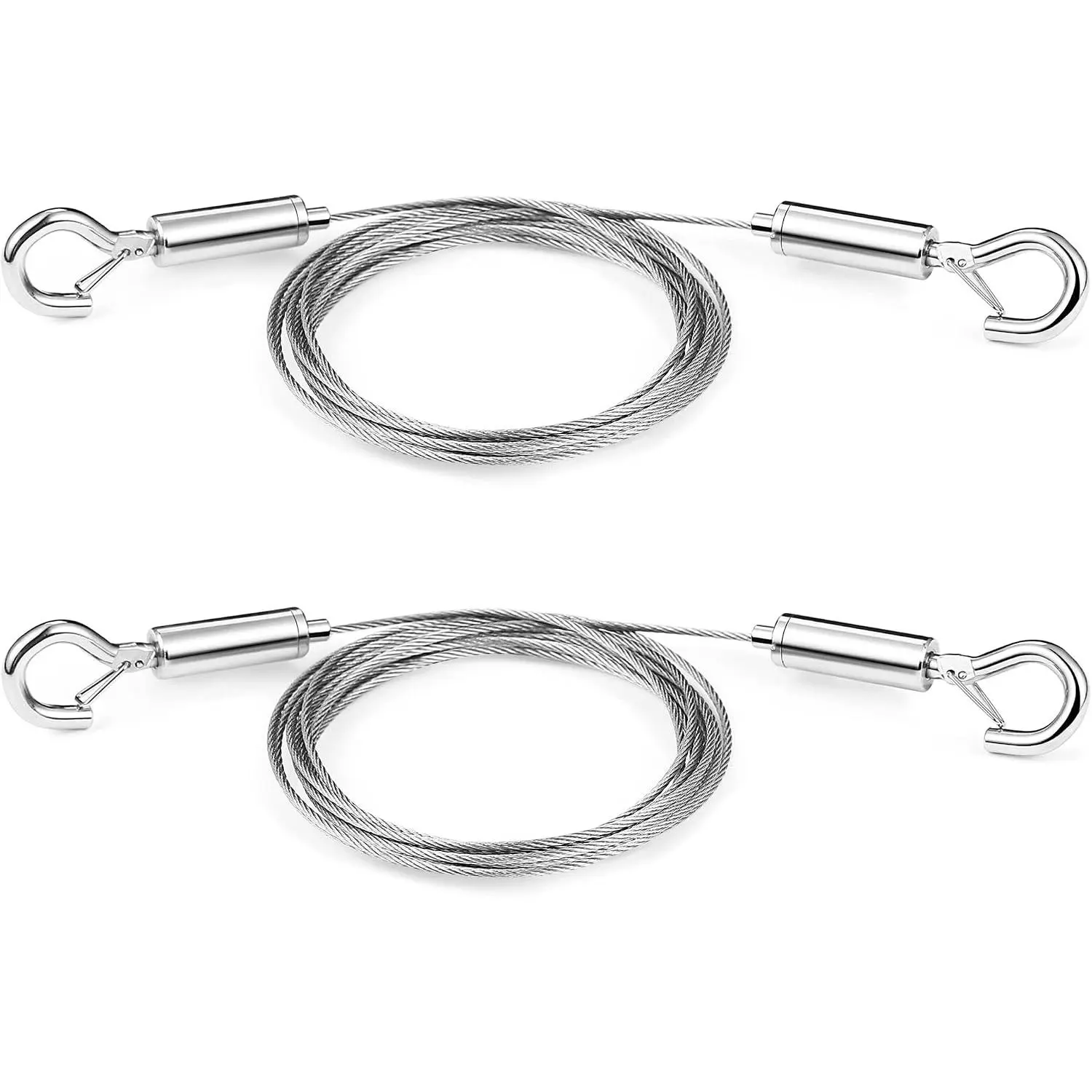 Adjustable Picture  Wire Kit,Heavy Mirror and Frames  Kit | 2 count,6.6FT Heavy Duty Stainless Steel Wire Rope for  Picture Frames,Mirrors,Light Lamp,Flowerpot Hold Up to 20kg