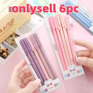 A set of 6 minimalist writing tools designed by new professional text enthusiasts, elegant signature pens for note taking and learning, perfect gifts for students, rolling pen set