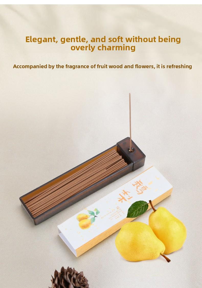 Pear Wood Palace Incense Sticks Agarwood & Sandalwood Aromatherapy Natural Wormwood for Home Bedroom Use Enhance Your Space with Versatile Fragrances