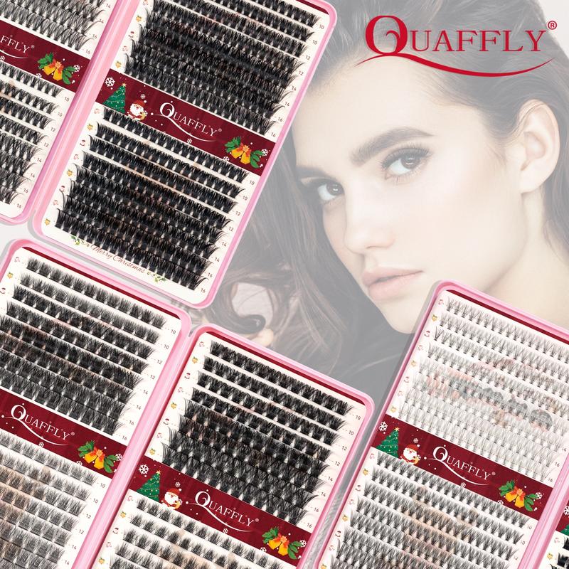 Eyelash Extension Kit, 1 Set Mixed Styles Eyelashes & Eyelash Glue & Eyelash Remover & Tweezers & Headband & Wrist Band & Lash Mousse with Brush, Eye Makeup Products, Eyelash Clusters, Eyelashes Clusters, Makeup Set