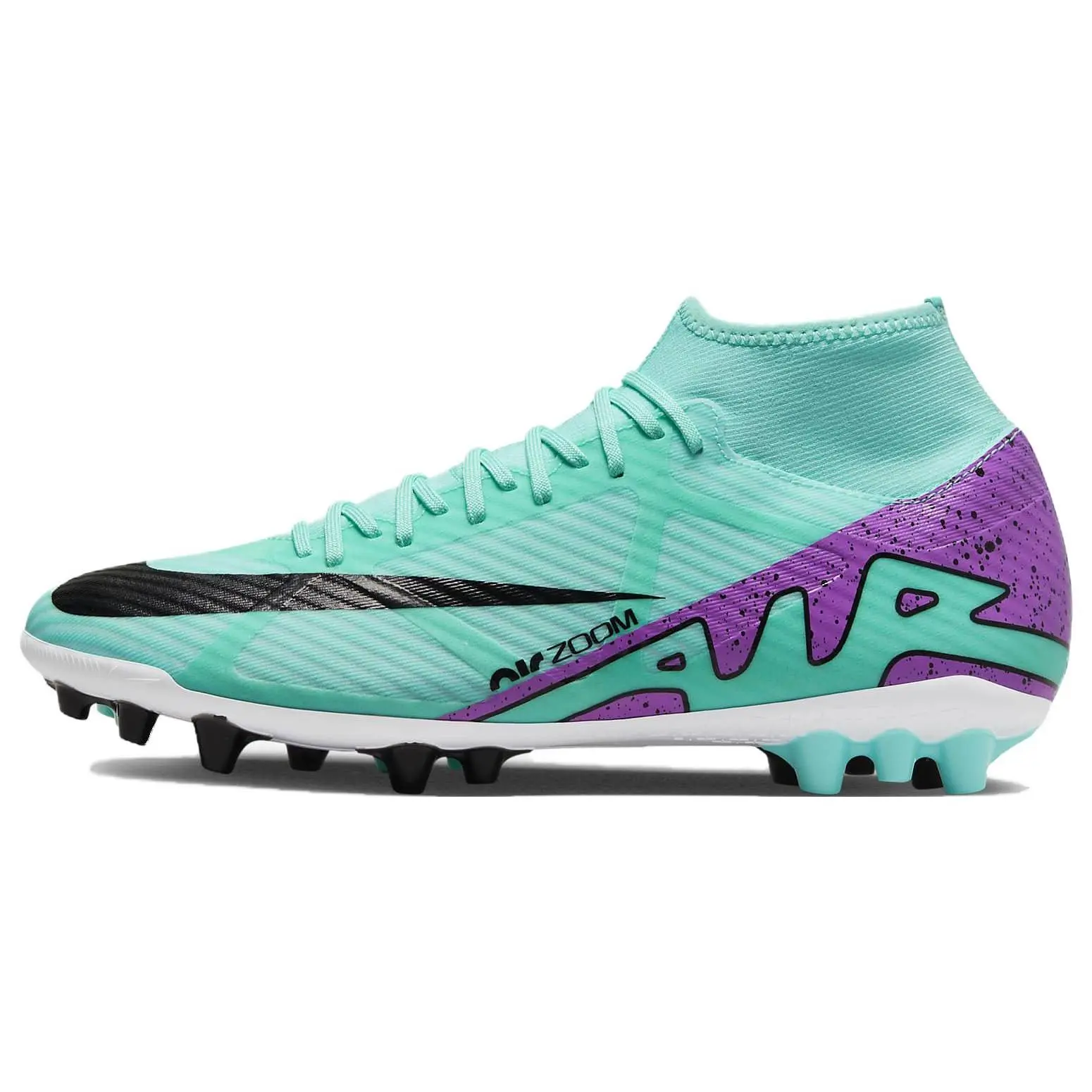 Nike Mercurial Superfly 9 Academy AG Soccer Cleats for Men and Women – Green Synthetic Turf Shoes Verifiable, with credentials and supporting global authentication