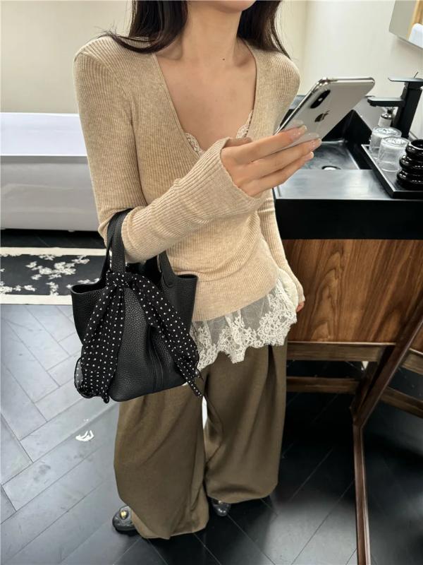 Aria Muse Korean Style Sexy Lace Sleeveless Crop Cami Top Women 2026 Summer Mesh Layer Tank Top Y2K Clothes Ruched Skinny Backless T-shirt