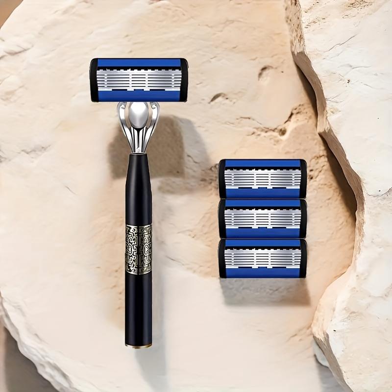 This super sleek and stylish razor comes with 72 super sharp replaceable stainless steel blades that are both sharp, smooth and safe. With 2 non-slip comfortable handles, it is an indispensable shaving tool for men