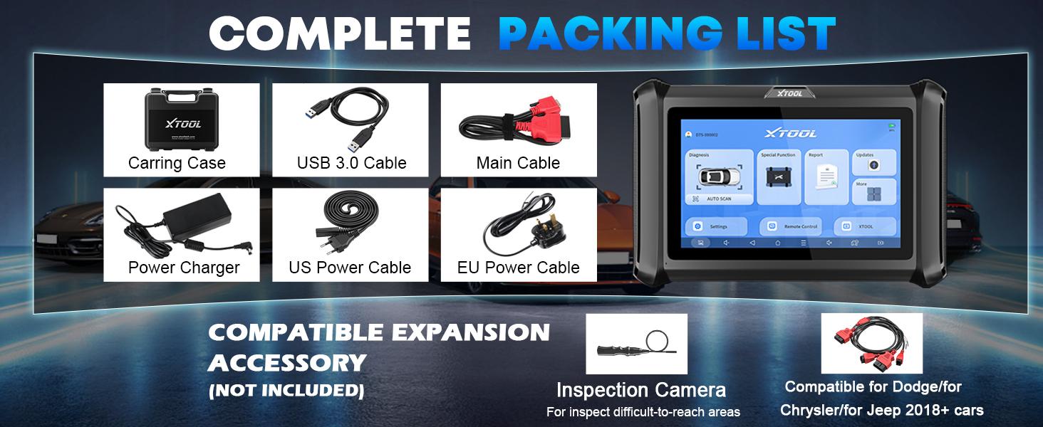 XTOOL D7S Bidirectional Scan Tool, 2025 OBD2 Scanner Diagnostic Tool with FCA AutoAuth, All System Car Scanner, 39+ Resets, ECU Coding, PMI, Upgrade of D7 XTOOL D7S Bidirectional Scan Tool, 2025 OBD2 Scanner Diagnostic Tool with FCA AutoAuth, All System Car Scanner, 39+ Resets, ECU Coding, PMI, Upgrade of D7