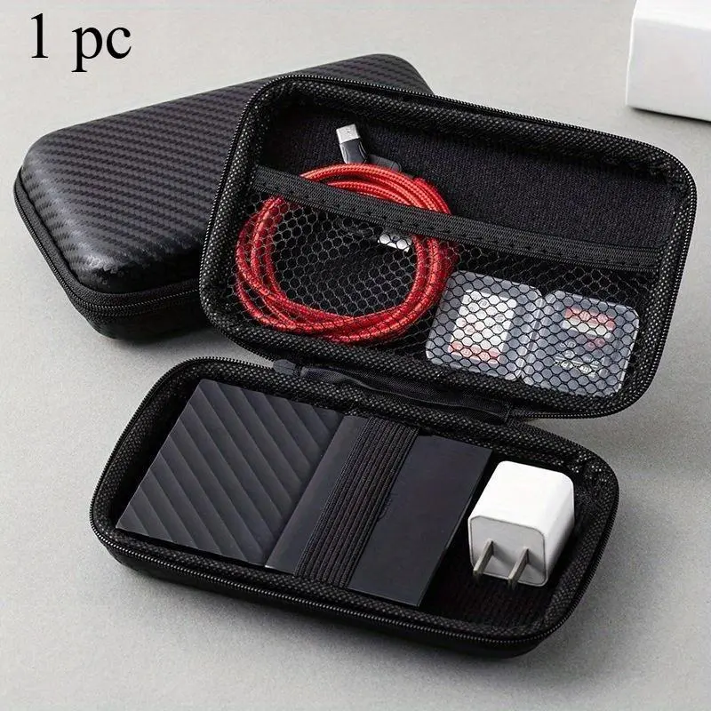 Data Cable Storage Bag Portable Mobile Phone Charger Protection Mobile Hard Disk Bag Folding Portable Min U Disk Storage Pocket