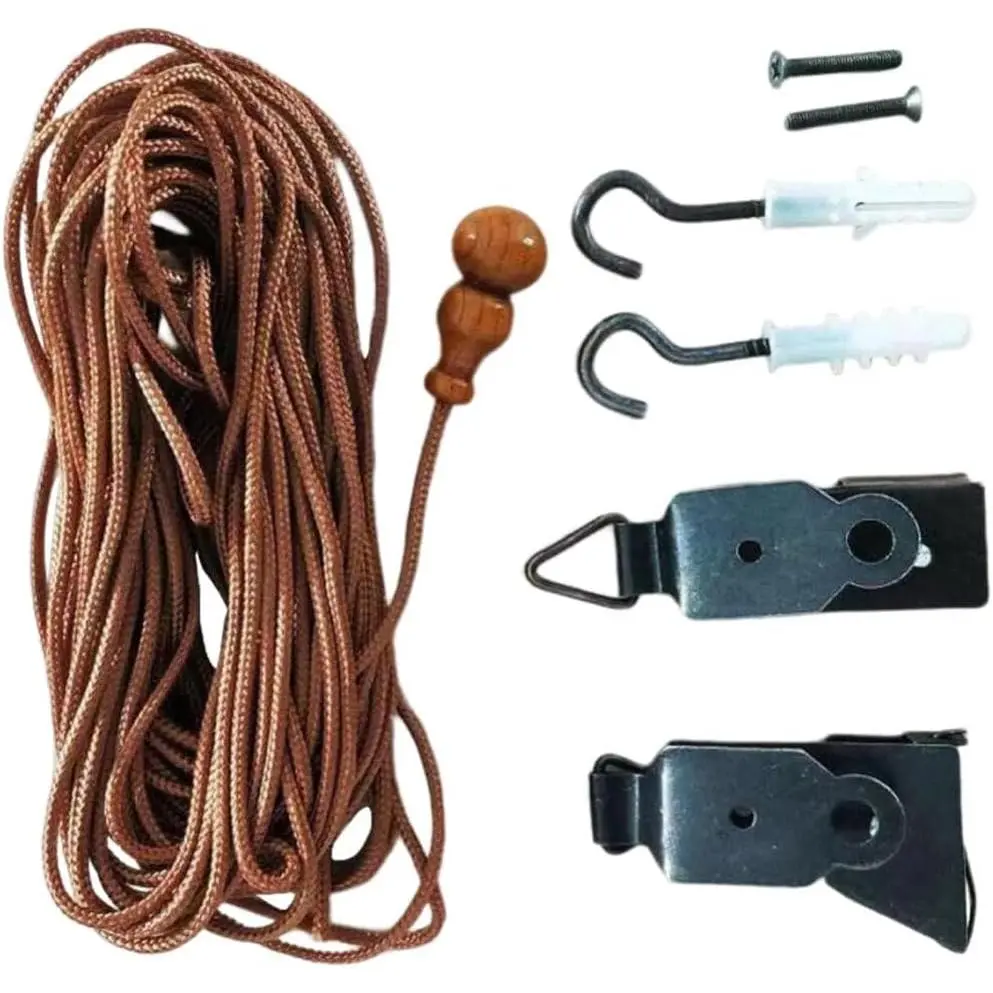 Roller Window Shades Lift Cords - Blinds Strings Lift Tool for Reeds  Roller Shades - Roll Up Blind Curtain Lifting Kit Repair