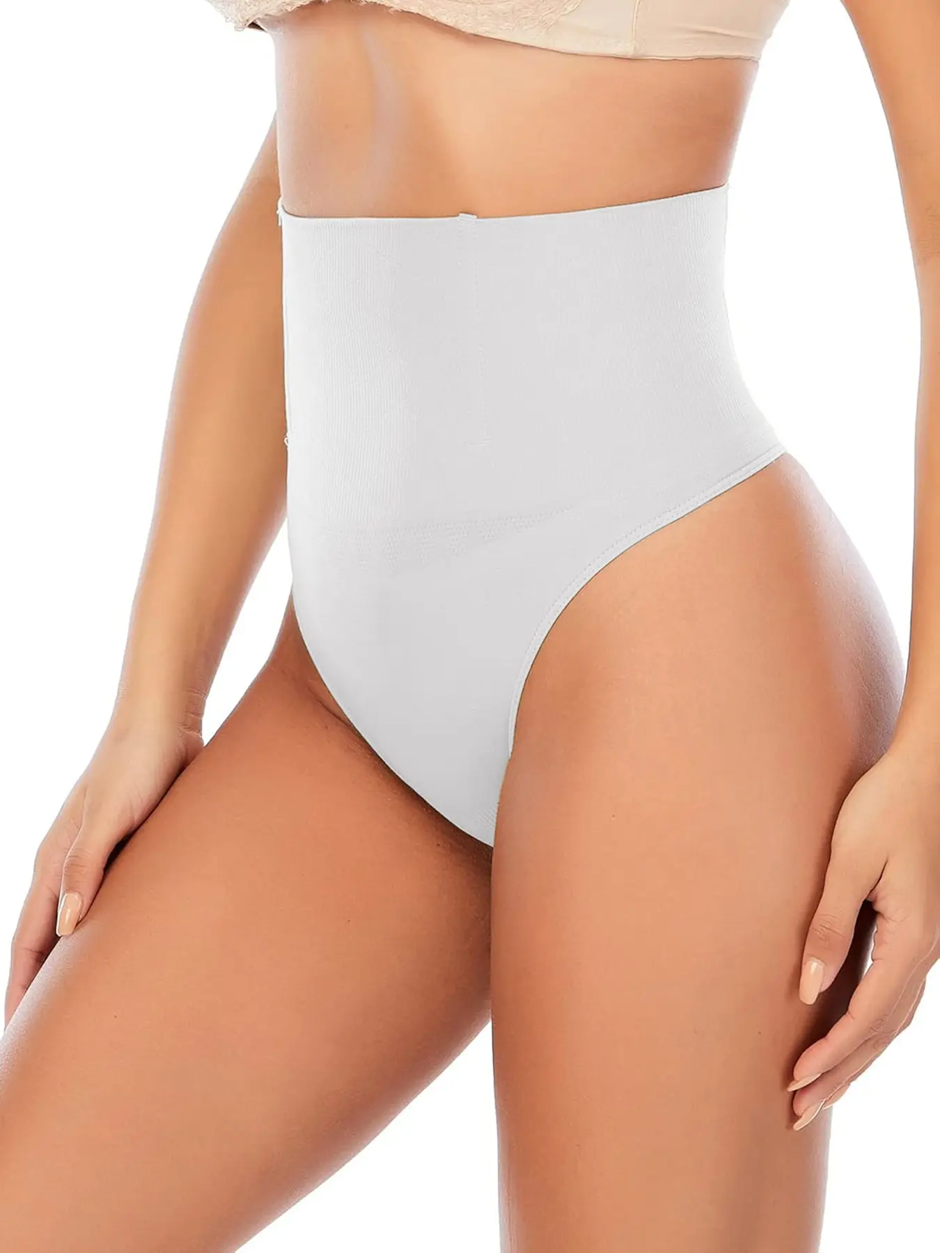 Women's Seamless Tummy Control Shaping Shorts, High Waist Butt Lifting Body Shaper, Breathable Elastic Underwear, Casual Skinny for All Seasons
