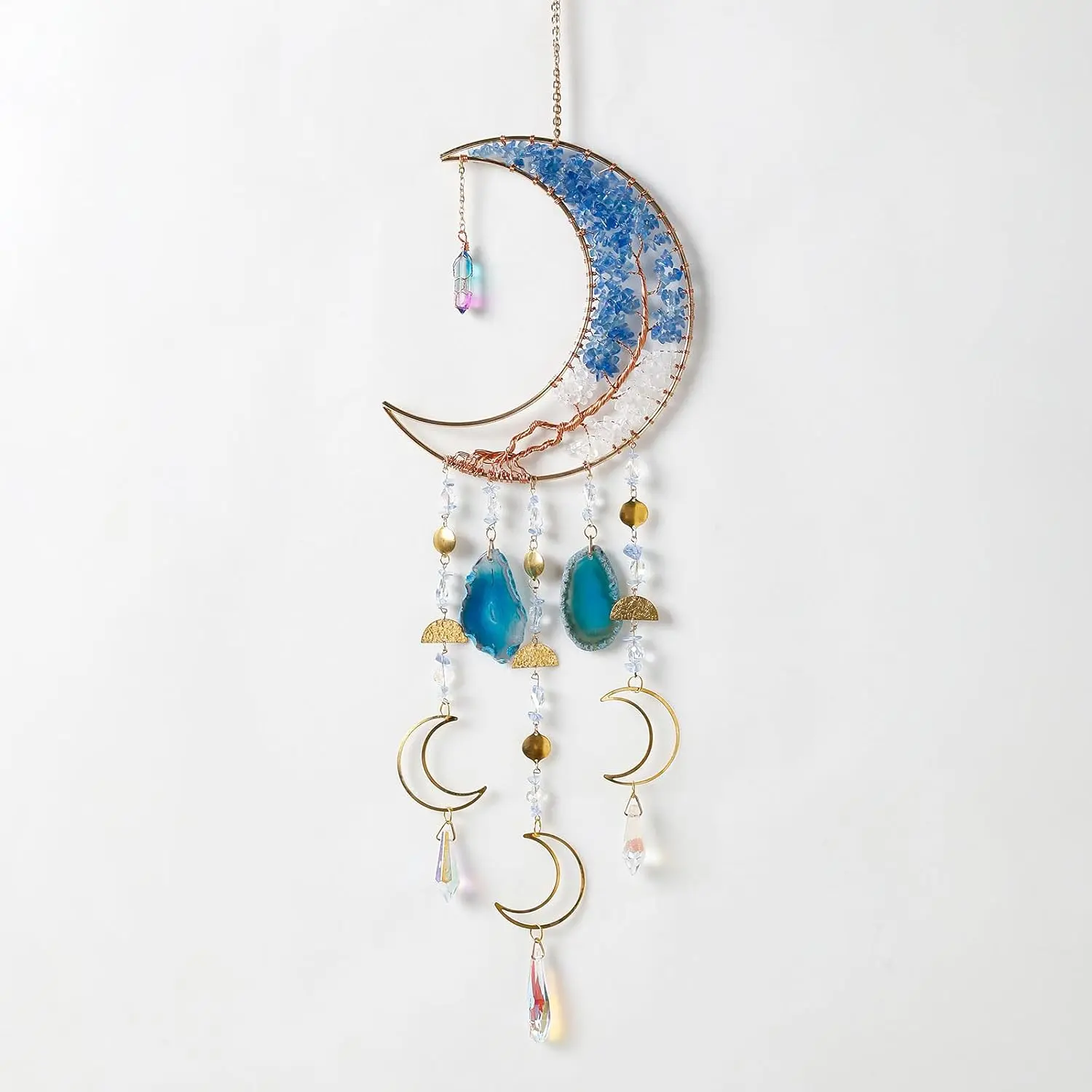 Dream Catcher 7 Chakra Tree of Life Dream Catcher Room Decor |  with Pendant,  Dreamcatcher,Wall Decor,for Adults,Girls,Bedroom,Wedding,Garden,Bless