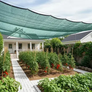 35-45% Sun Shade Cloth, 10 x 20 FT Green HDPE Mesh – Breathable Garden Shade Cover for Plants, Vegetables, Greenhouse, Patio, Chicken Coop & Dog Kennel