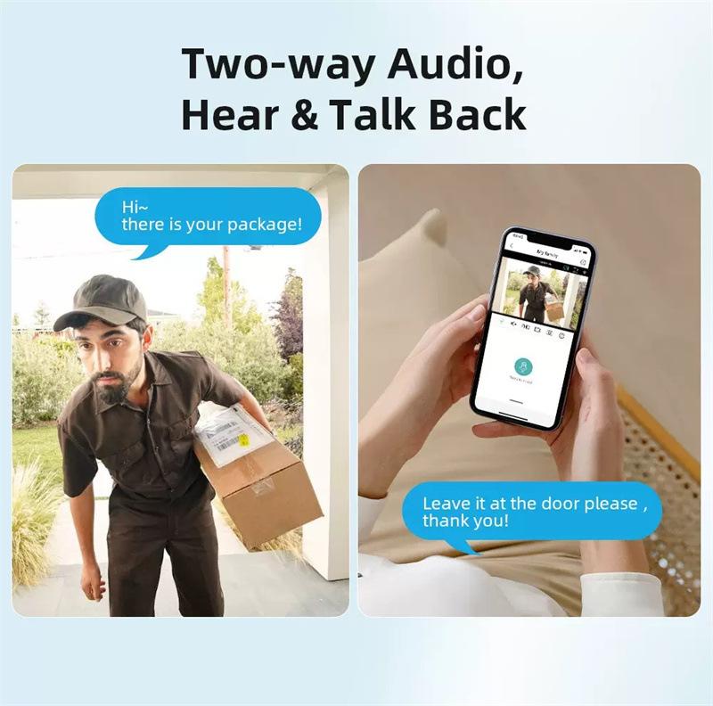 WiFi camera, power-free monitor, outdoor waterproof, high-definition, remote control via mobile phone, card-insertable dome camera