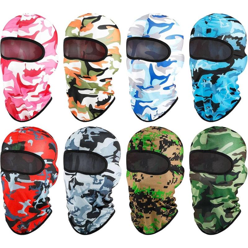 8 Pieces Sun Protection Balaclava Windproof Balaclava UV Protection Full Face Covering for Outdoor Sports 8 Pieces Sun Protection Balaclava Windproof Balaclava UV Protection Full Face Covering for Outdoor Sports
