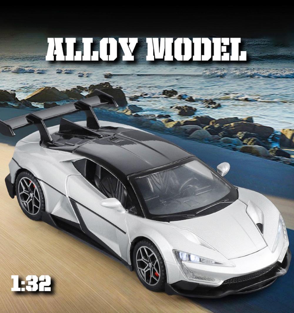 Simulation 1:32 YANGWANG - U9 Alloy Car Model, Game Vehicle Birthday Gift With Sound and Light Children's Toy Car Boy