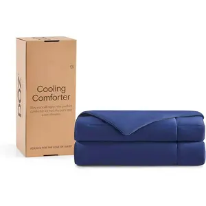 Summer Cooling Comforter, Cooling Blanket for Hot Sleepers and Night Sweats, Q-Max Over 0.4, Cool to The  Cover, Breathable, Lightweight, Soft, Soft, 70"x90", , / XL