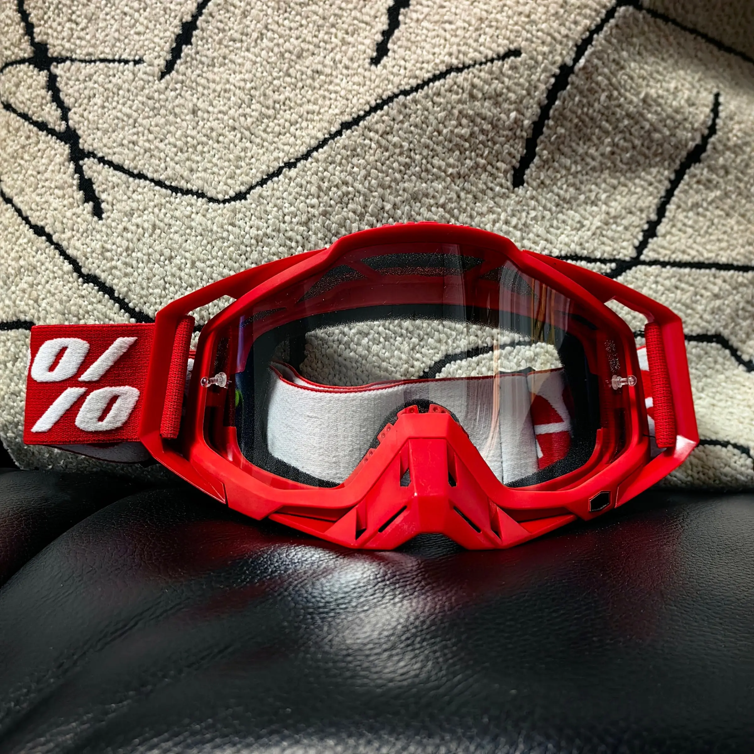 Unisex Off-Road Motorcycle Goggles, Windproof Dustproof Fog-Proof Riding Glasses, Suitable for Mountain Bikes, Atvs, Snowmobiles