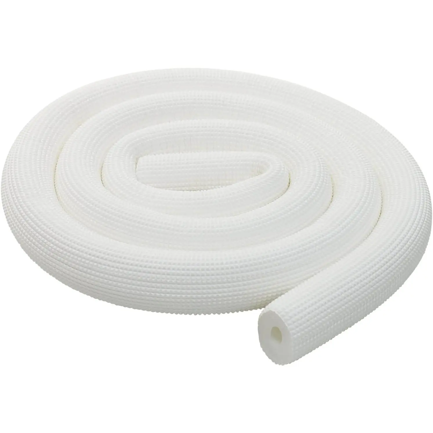Pipe Insulation Tubing,  6ft Heat Preservation Insulated  Tubing Handle Grip Support, for Water Pipes, air Conditioning Pipes (0.35" x 0.39", White, -121)