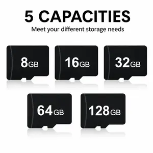 2026 Uhs-Ii Micro SD Card, 8GB-128GB, 200mb/s High Speed, 4K Recording, Compatible with Phone, Camera, Drone, Tablet, Laptop, Car Audio