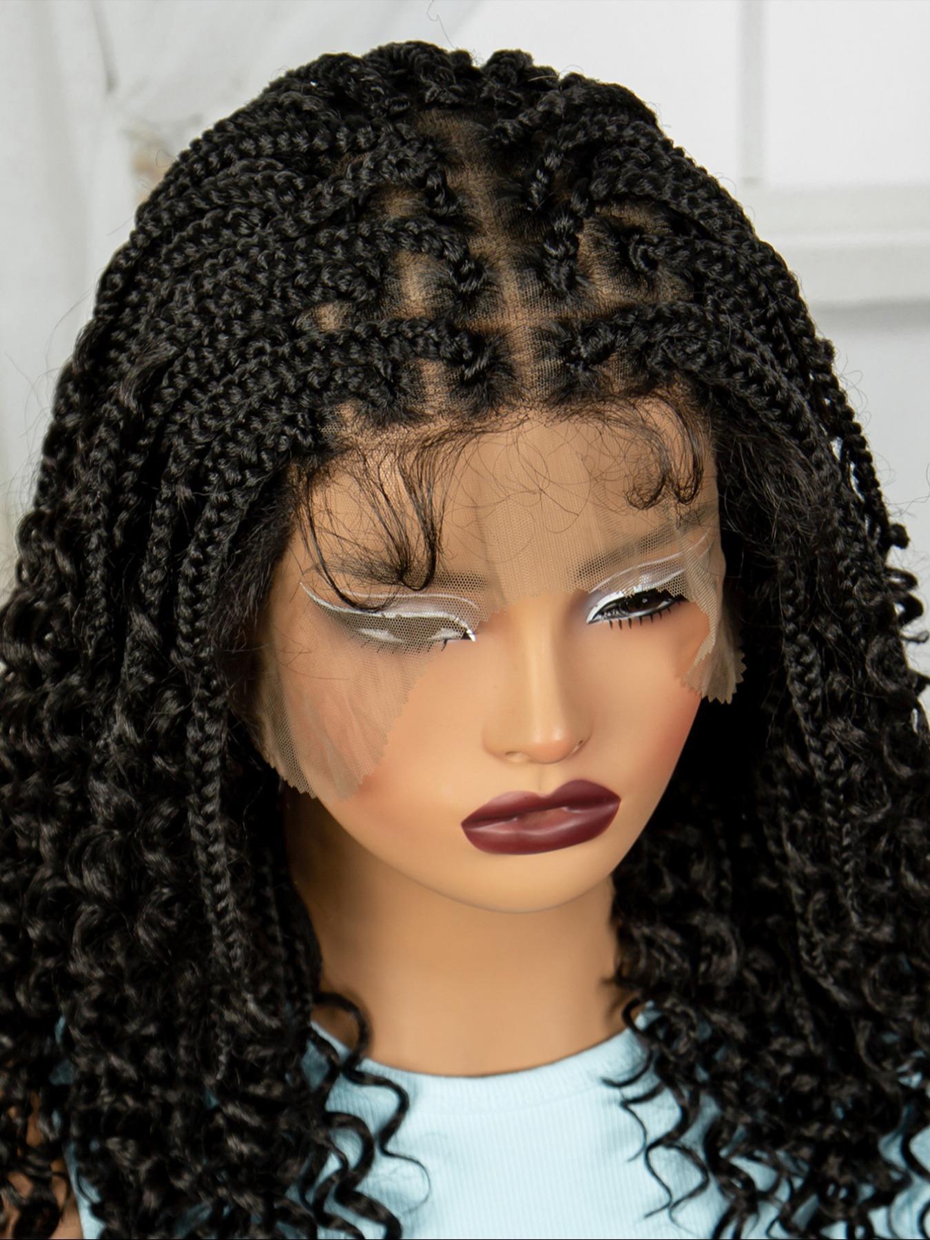 16 Inch Boho Style Box Braids Crochet Hair Wigs for Women  display picture 1